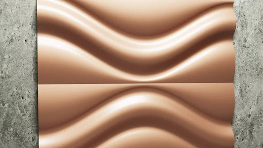 3D Gypsum Wall Art Panels painted HOURGLASS DecorMania.eu