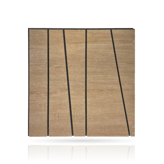 Felt Slatted Acoustic Wall Panels 3 on white background DecorMania EU