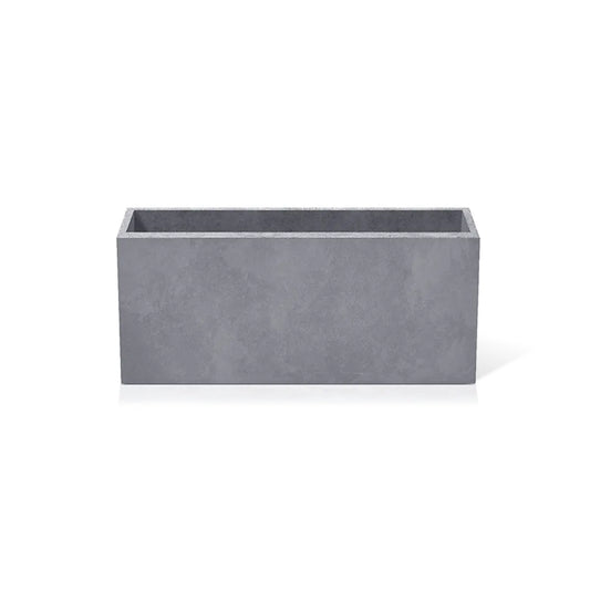Outdoor Concrete Planters - Rectangle 30x100x40 cm on white background Decormania.eu
