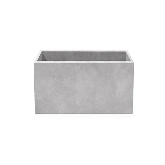 Outdoor Concrete Planters - Rectangle 50x100x50 cm on white background Decormania.eu
