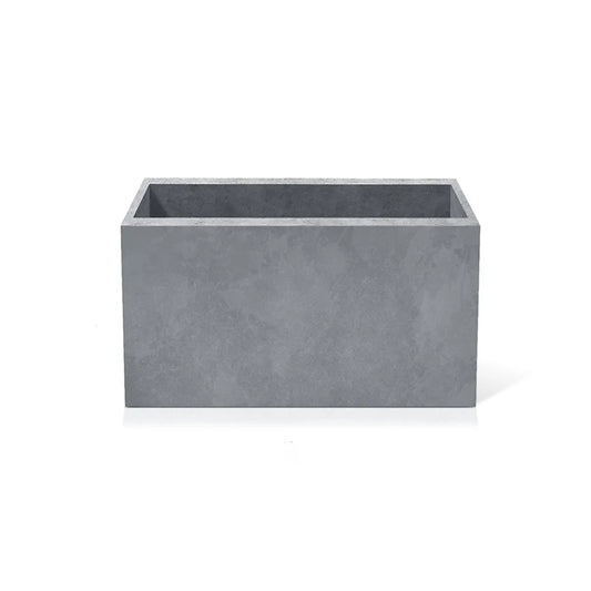 Outdoor Concrete Planters - Rectangle 50x100x50 cm on white background Decormania.eu