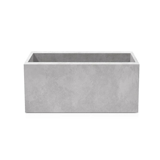 Outdoor Concrete Planters - Rectangle 50x120x50 cm on white background Decormania.eu