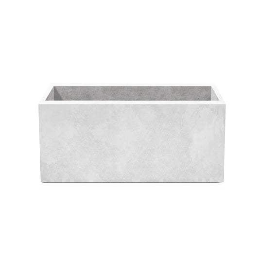 Outdoor Concrete Planters - Rectangle 50x120x50 cm on white background Decormania.eu