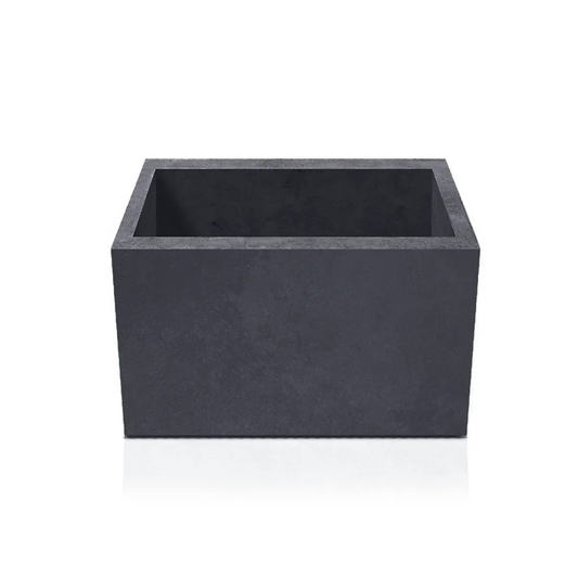 Outdoor Concrete Planters - Square 100x100x50 cm on white background Decormania.eu