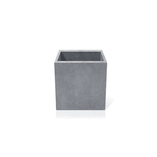 Outdoor Concrete Planters - Square 50x50x50 cm on white background Decormania.eu