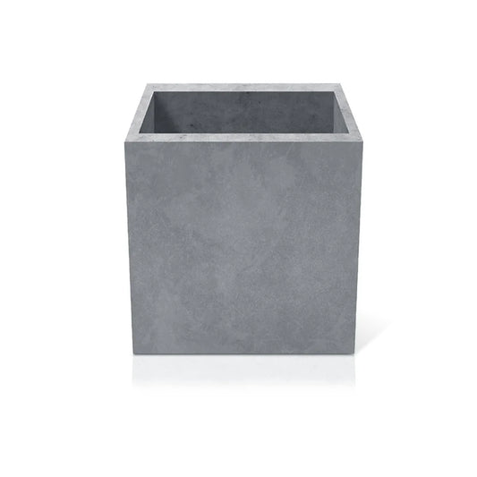 Outdoor Concrete Planters - Square 70x70x70 cm on white background Decormania.eu