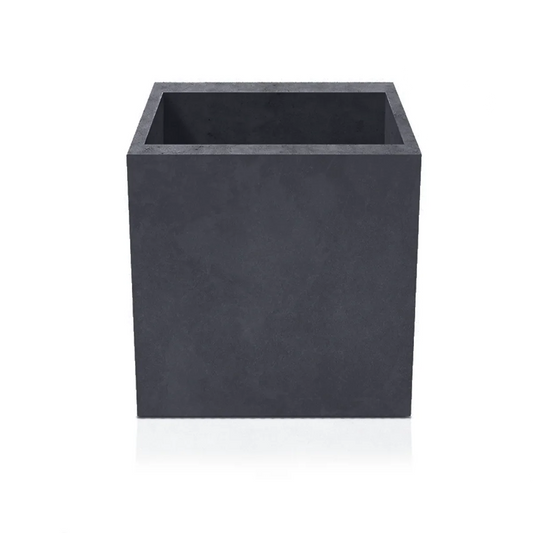 Outdoor Concrete Planters - Square 80x80x80 cm on white background Decormania.eu