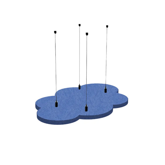 Suspended Ceiling Panels - Acoustic Felt CLOUD S on white background Decormania EU