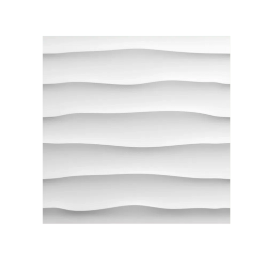 WAVES Polystyrene Wall Art – 3D Decorative Panels on transparent background DecorMania.eu