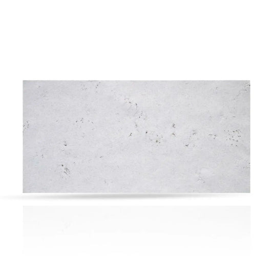 WHITE Acoustic Wall Cork Panels - box of 4 on white background DecorMania.eu