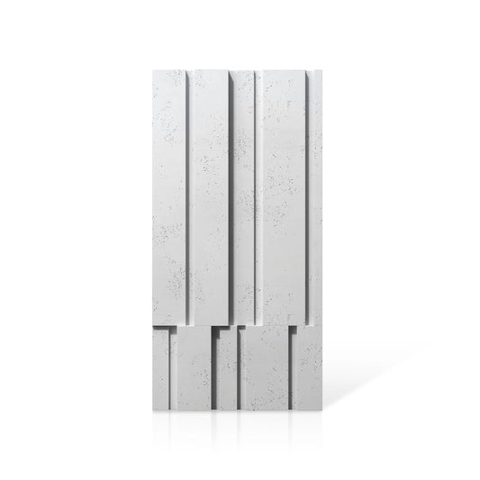 3D Concrete Wall Panels ROOFTOPS colour swatch on white background DecorMania.eu