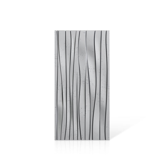 3D Concrete Wall Panels WAVES colour swatch on white background DecorMania.eu