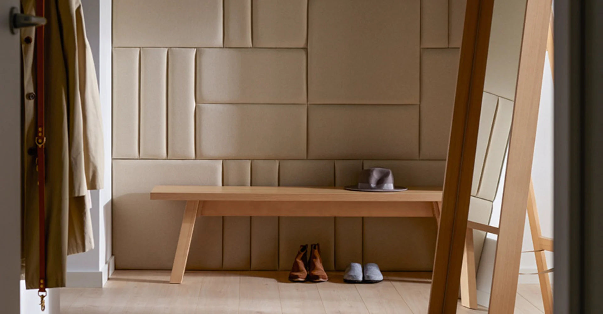 How to Install Upholstered Wall Panels cushioned boards set on the wall Decormania