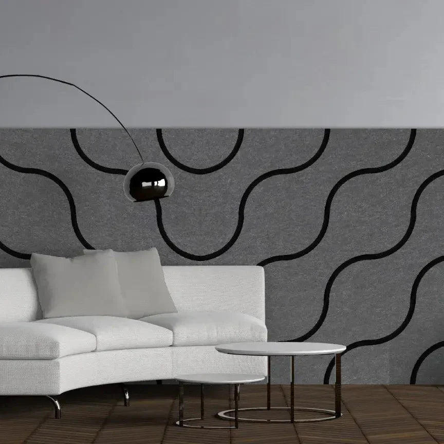 Decorative 3D PET Felt Wall Tiles