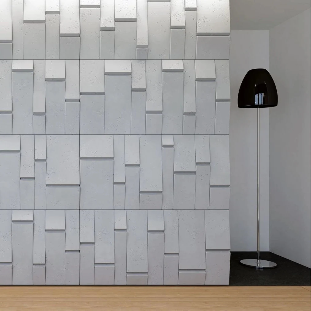 3D Concrete Wall Panels BREAKOUT feature wall Decormania U