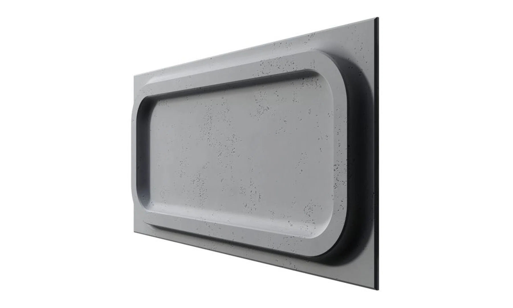 3D Concrete Wall Panels PORTHOLE on a white background | DecorMania