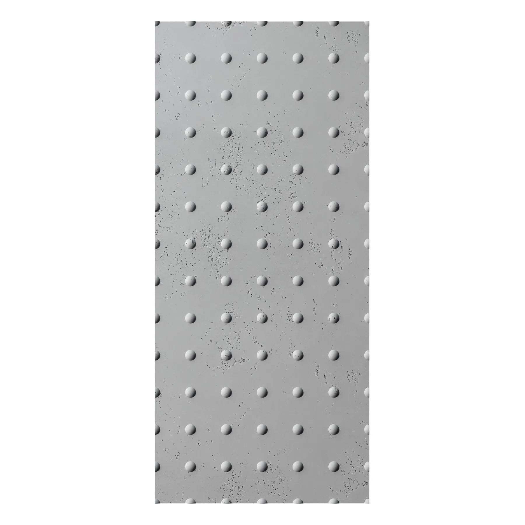 3D Concrete Wall Panels STEEL DOTS colour swatch on white background DecorMania eu