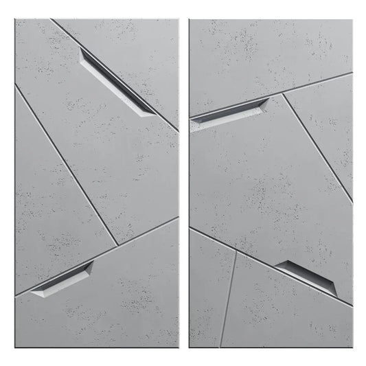 3D Concrete Wall Panels STOWAWAY A and B variant Decormania EU
