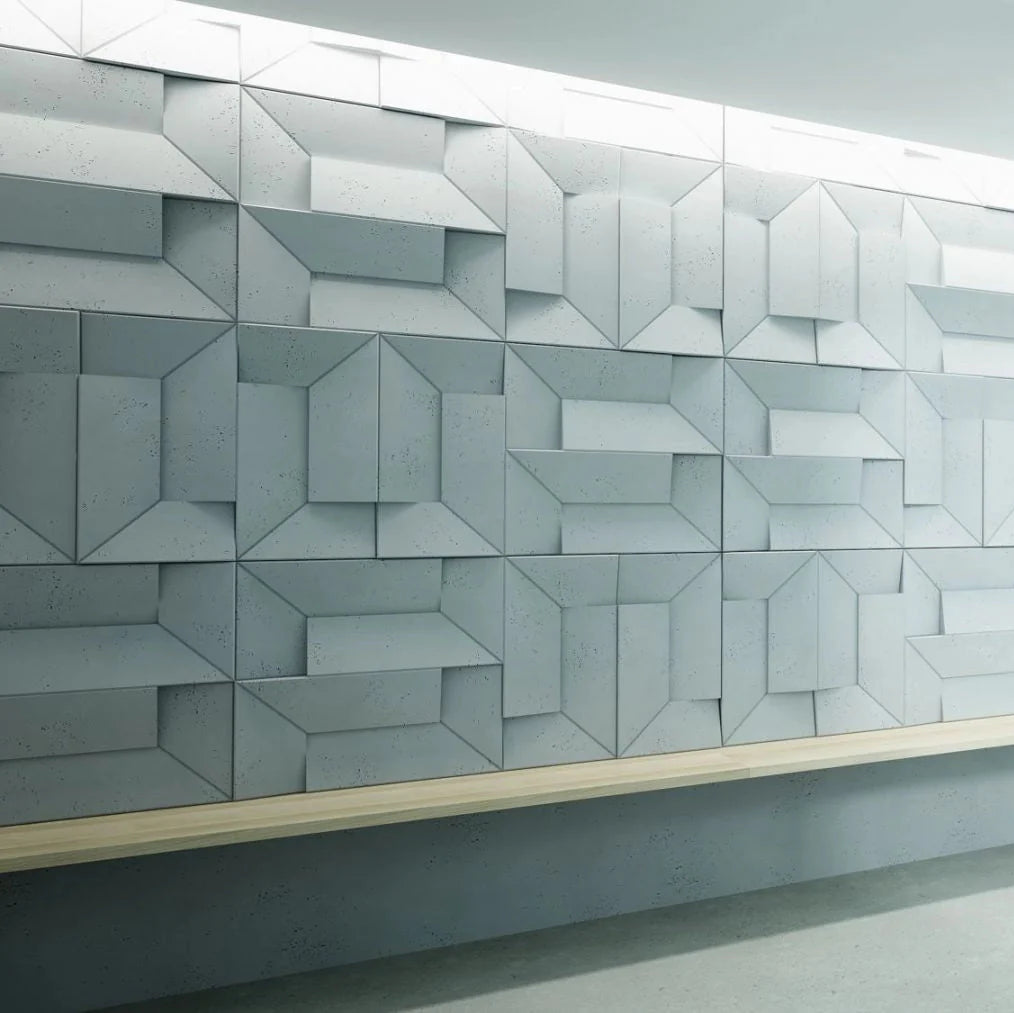 3D Concrete Wall Panels TRANSFORMER feature wall Decormania EU