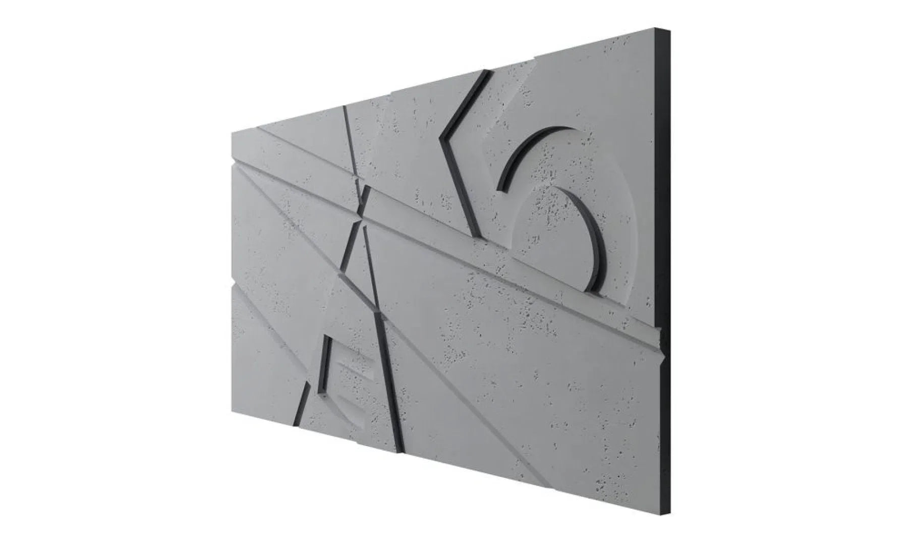 3D Concrete Wall Panel GRAPHICS on a white background | DecorMania EU