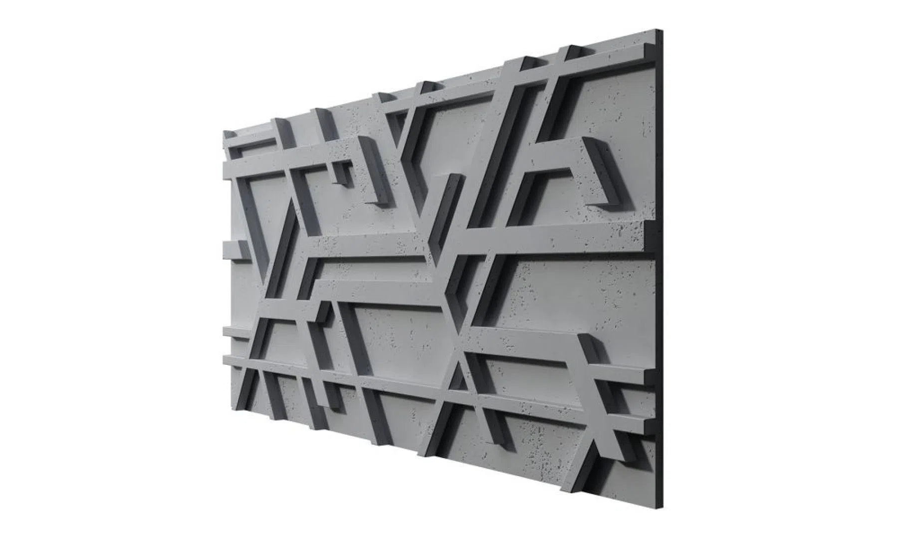 3D Concrete Wall Panels STELLAR on a white background | DecorMania UK