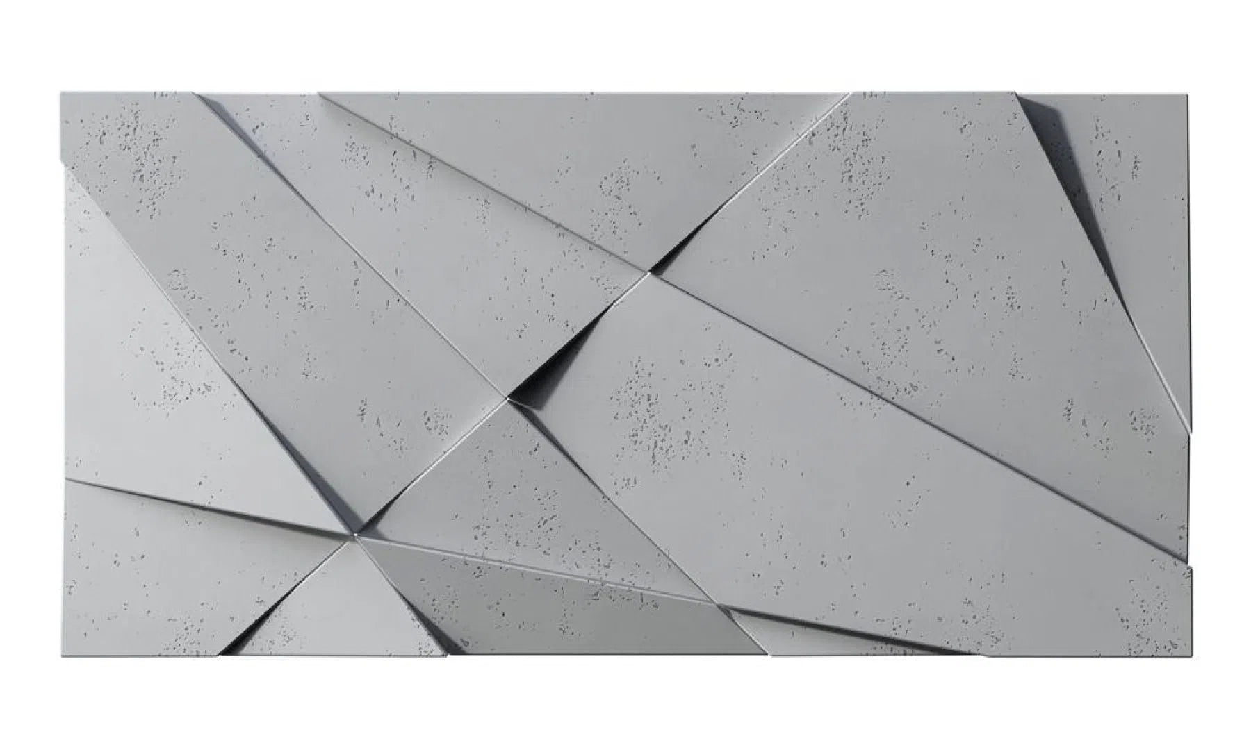 3D Concrete Wall Panels CRYSTAL on white background | DecorMania