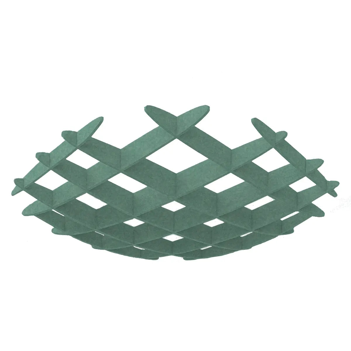 3D Felt Acoustic Ceiling Baffles - CIRCLE on white background Decormania EU