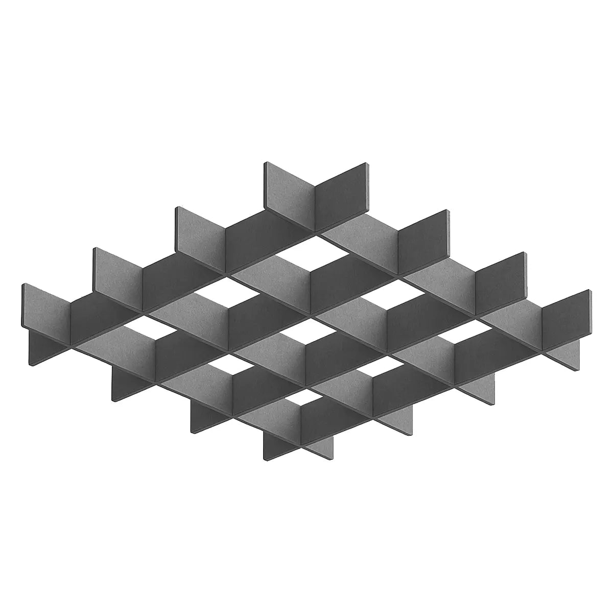 3D Felt Acoustic Ceiling Baffles - SQUARE on white background Decormania EU