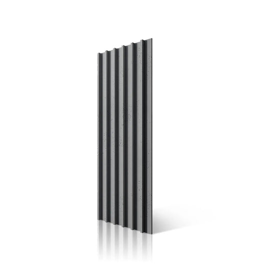 3D Concrete Wall Panel RIFT L on white background DecorMania.eu