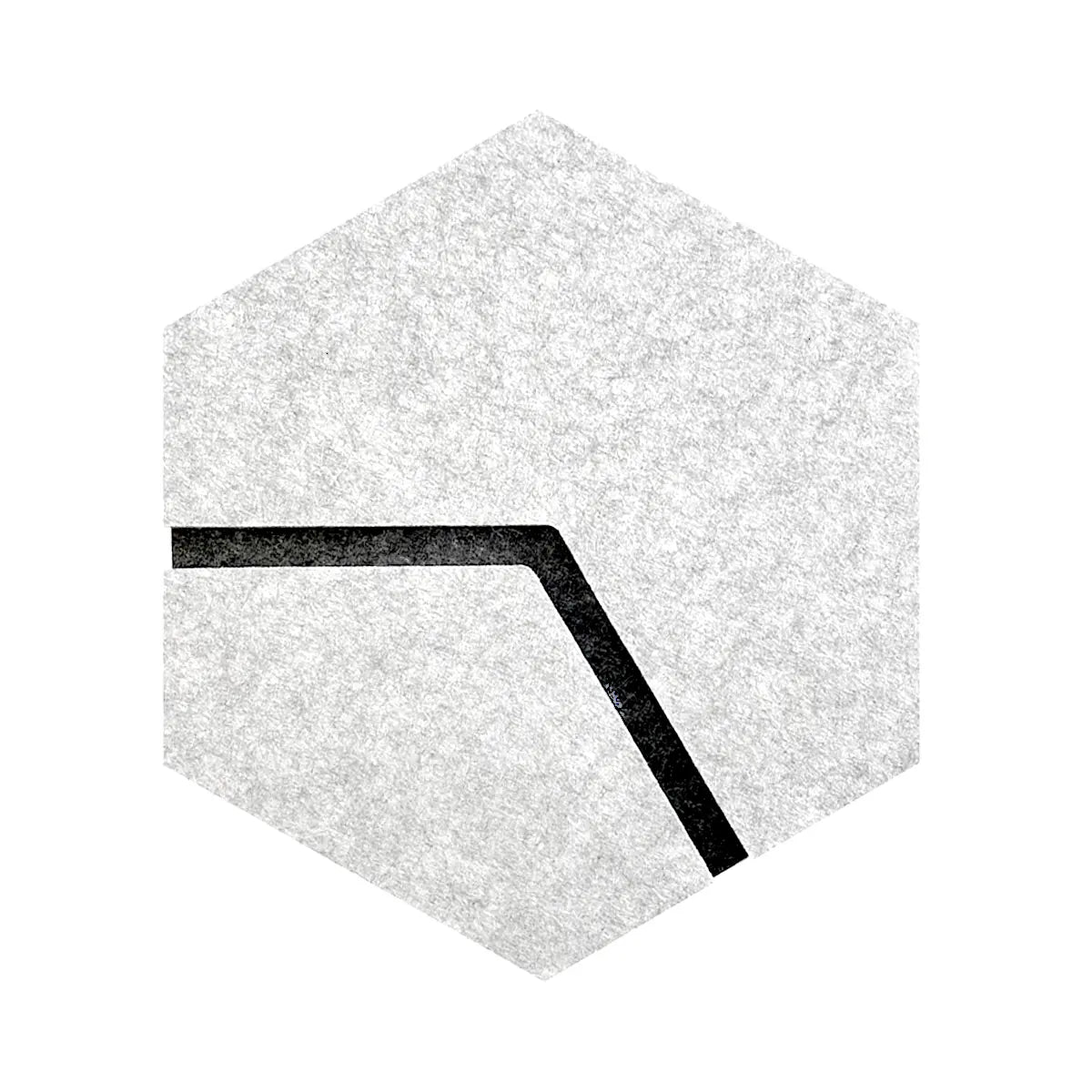 3D Felt Wall Tiles DECO2 white swatch on white background Decormania EU