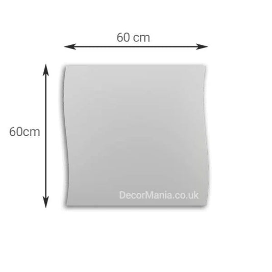 3D Gypsum Wall Art Panels measurements 60x60cm FLUTTER DecorMania.eu