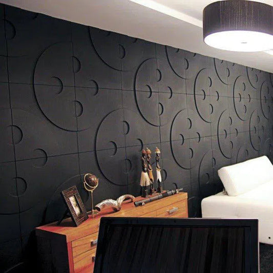 3D Gypsum Wall Art Panels texture closeup BUTTONS DecorMania.eu