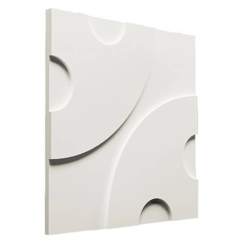 3D Gypsum Wall Art Panels on white background BUTTONS DecorMania.eu