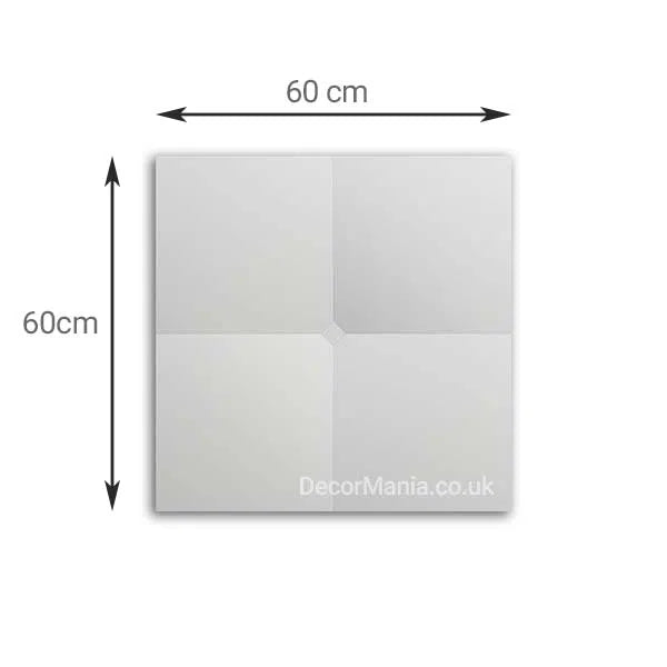 3D Gypsum Wall Art Panels with measurements CUSHION Decormania.eu