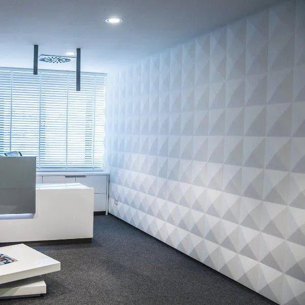 3D Gypsum Wall Art Panels accent wall DIAMONDS DecorMania.eu