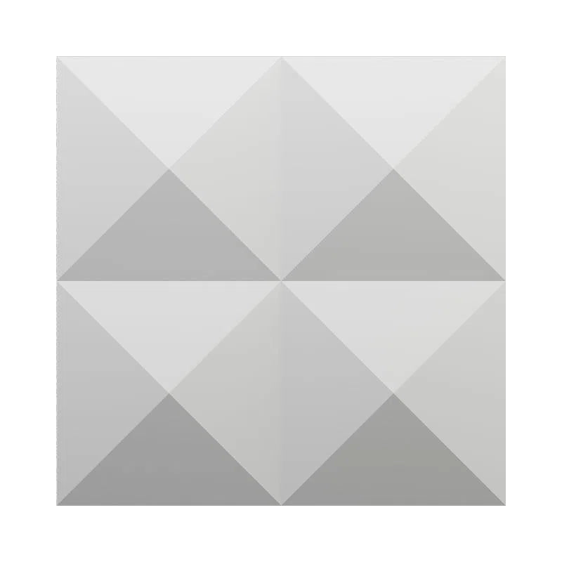 3D Gypsum Wall Art Panels on white background DIAMONDS DecorMania.eu