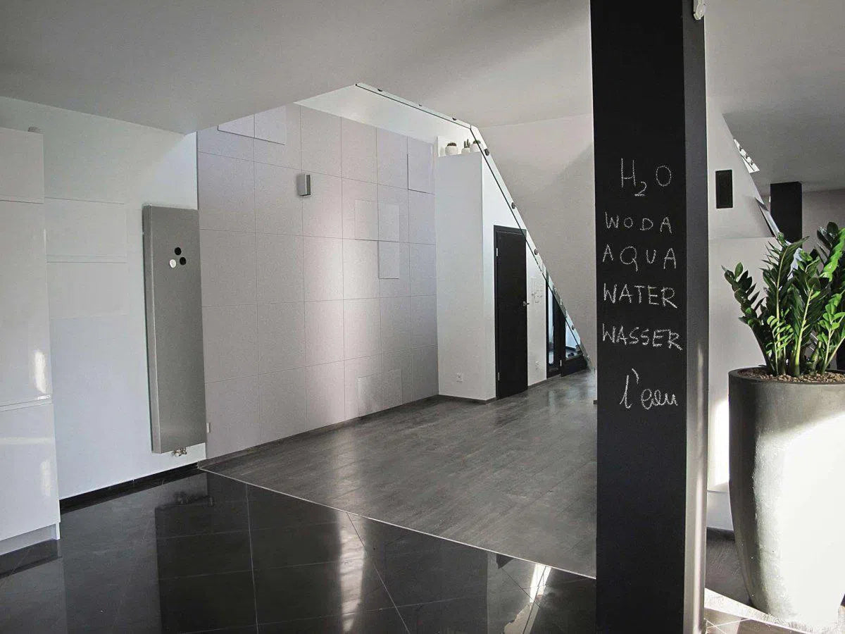 3D Gypsum Wall Art Panels in white interior DOUBLE SQUARE Decormania.eu