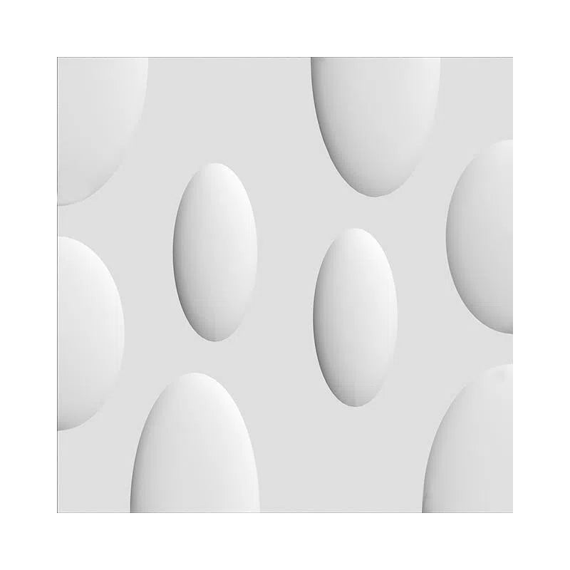 3D Gypsum Wall Art Panels on white background ELLIPSE DecorMania.eu