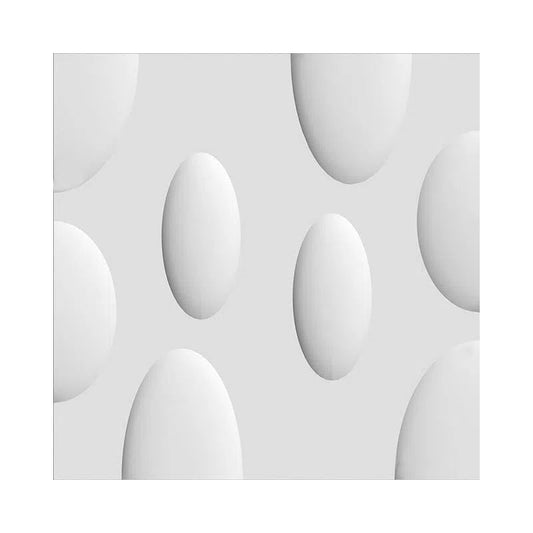 3D Gypsum Wall Art Panels on white background ELLIPSE DecorMania.eu