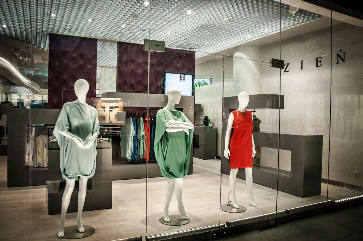 3D Gypsum Wall Art Panels in shop interior ELLIPSE DecorMania.eu