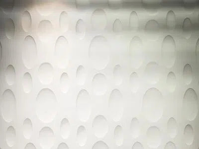 3D Gypsum Wall Art Panels texture closeup ELLIPSE DecorMania.eu
