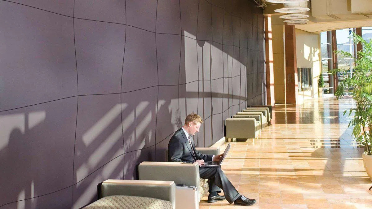 3D Gypsum Wall Art Panels FLEX in modern interior DecorMania.eu