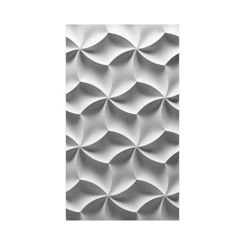 3D Gypsum Wall Art Panels on white background MERINGUE DecorMania.eu