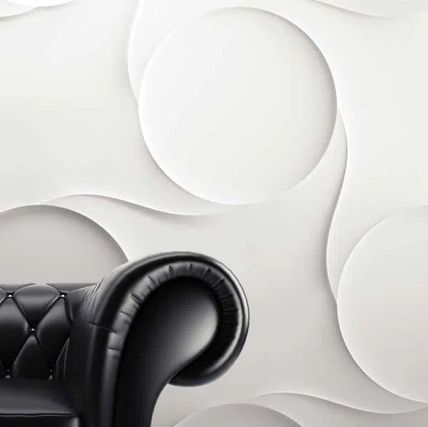 3D Gypsum Wall Art Panels detail closeup NEXUS DecorMania.eu