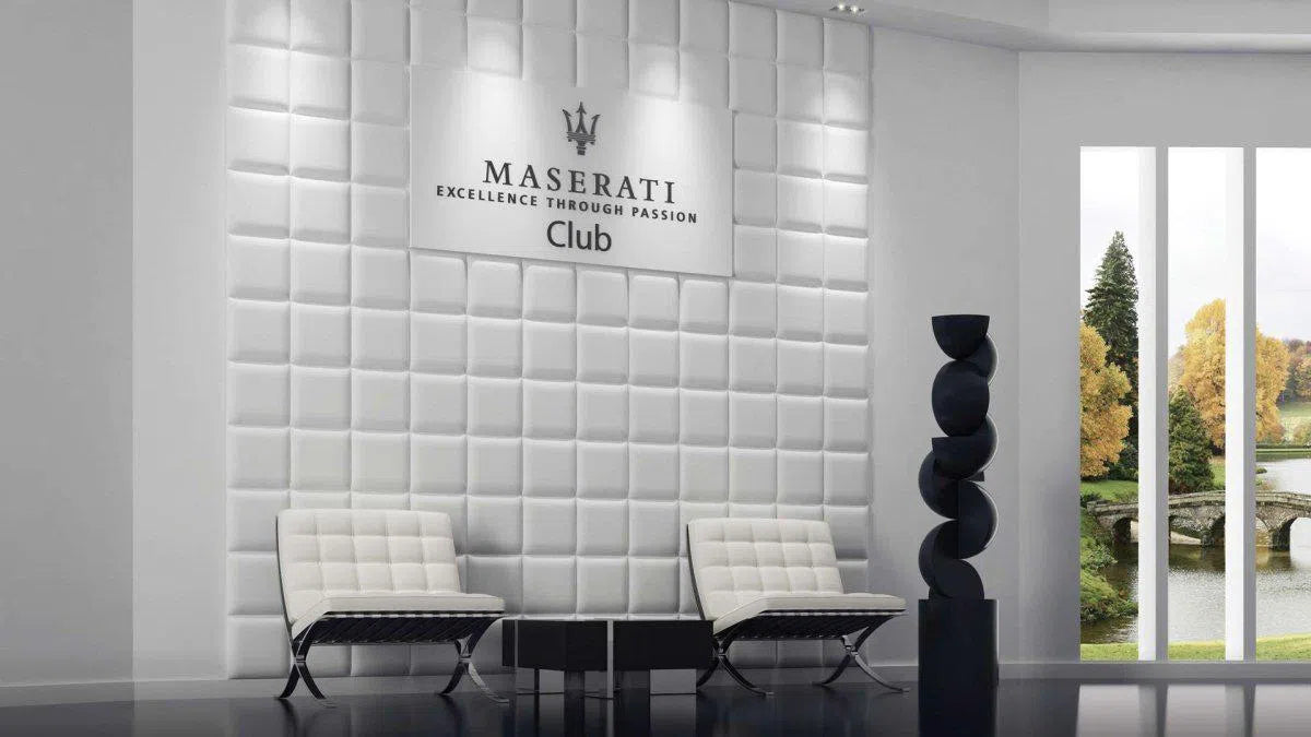 3D Gypsum Wall Art Panels in luxurious interior PADDING DecorMania.eu