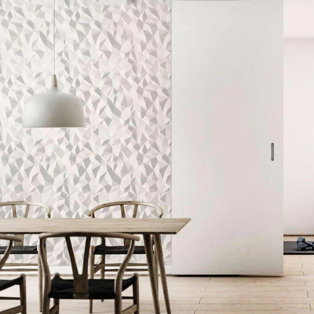3D Gypsum Wall Art Panels PEAKS accent wall DecorMania.eu