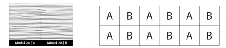 3D Gypsum Wall Art Panels RIPPLES installation instructions DecorMania.eu