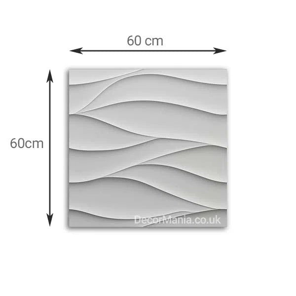 3D Gypsum Wall Art Panels with dimensions SAND STORM DecorMania.eu