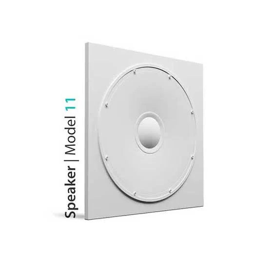 3D Gypsum Wall Art Panels on white backgound SPEAKER Decormania.eu