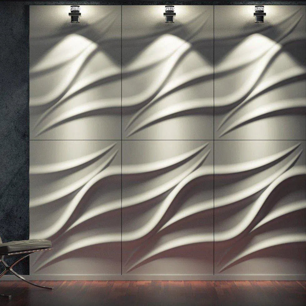 3D Gypsum Wall Art Panels accent decorative wall TIDE DecorMania.eu
